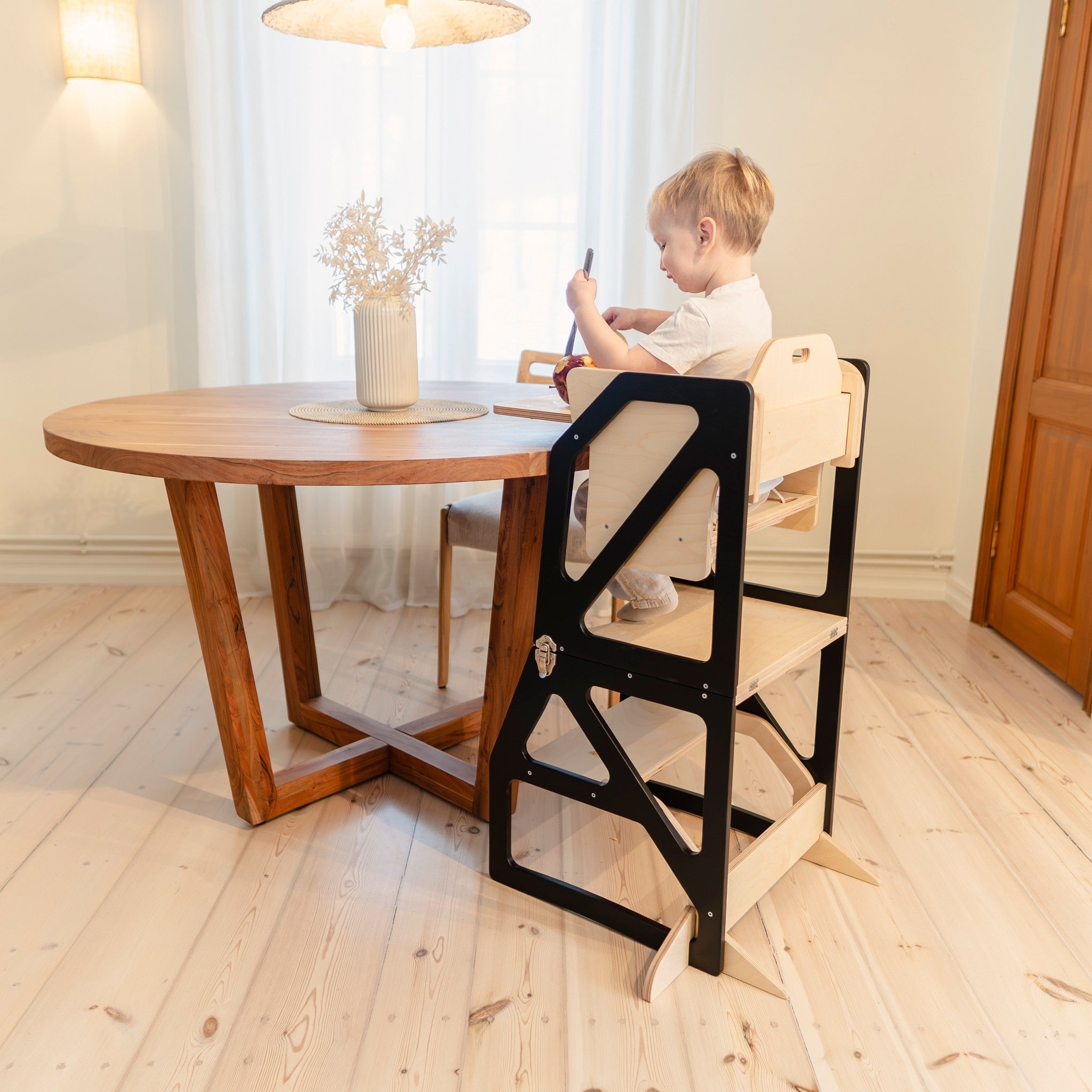 Transformable Kitchen Tower Modustep and High chair combo