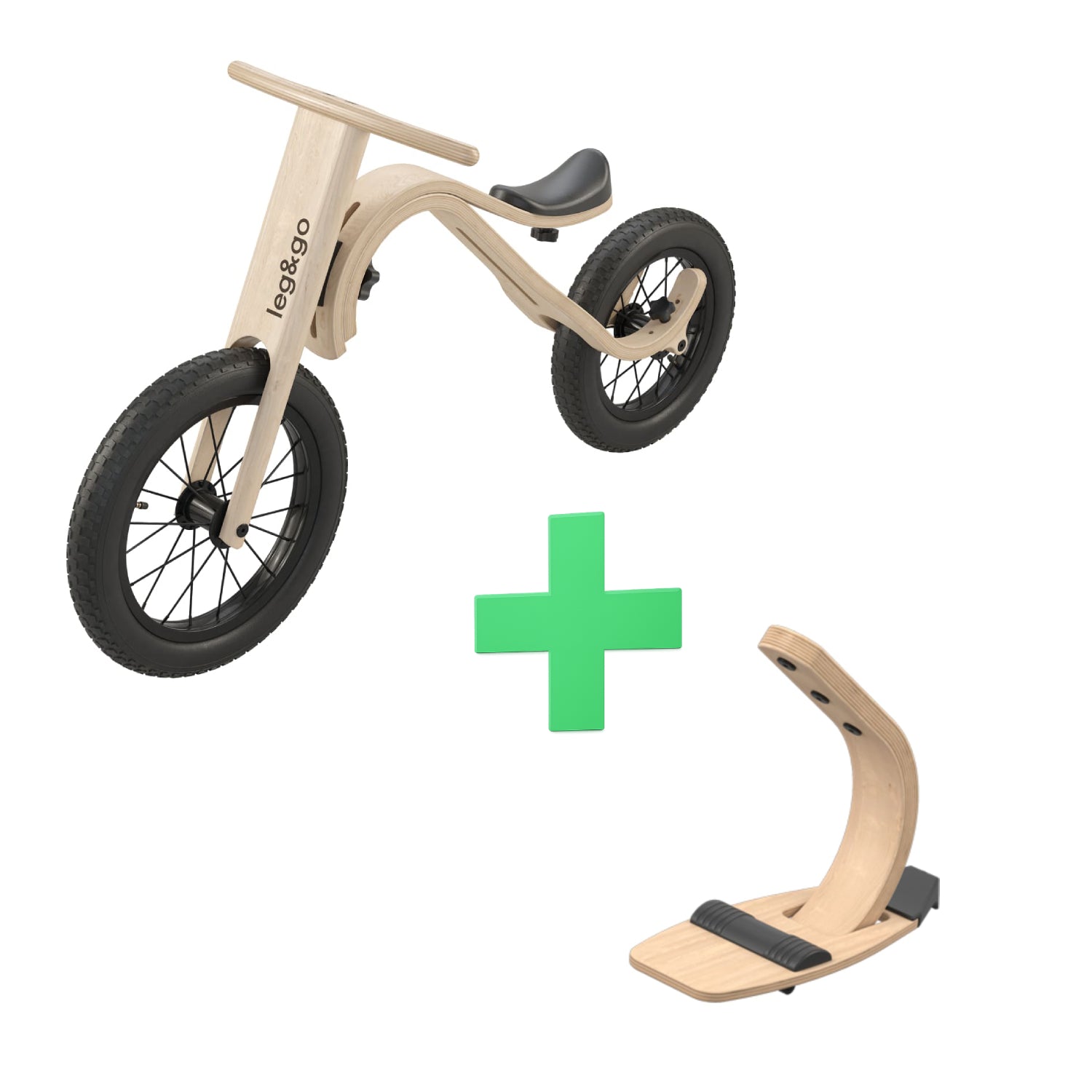 Balance bike and Downhill add-on set