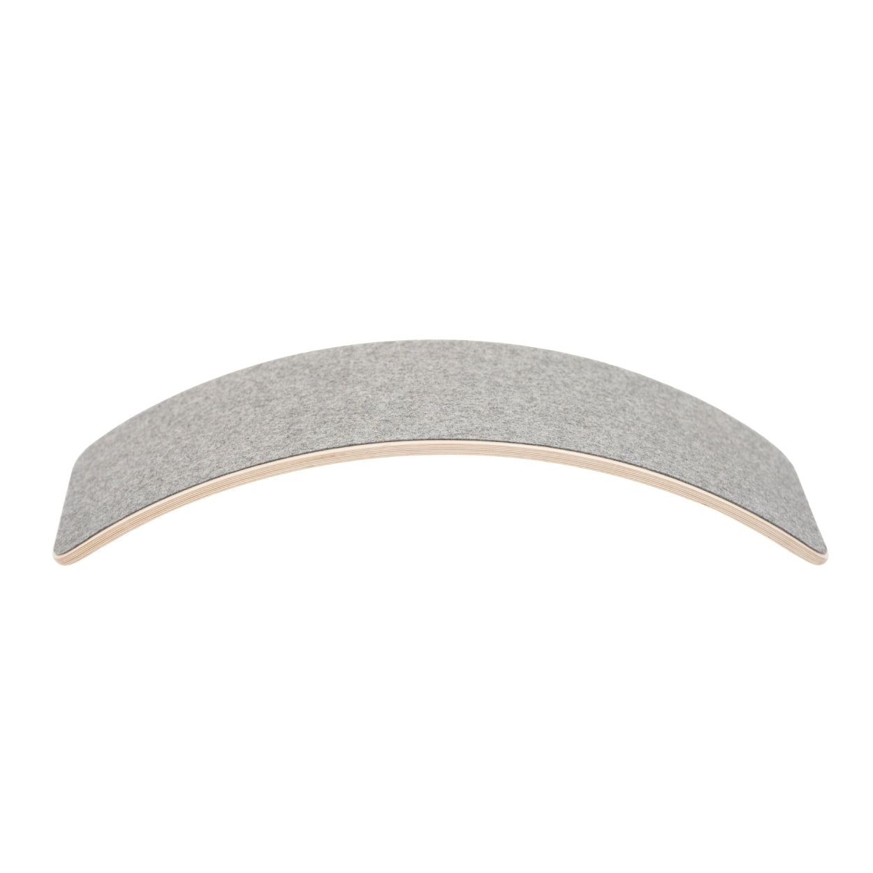 Leg&go wooden balance boaard with felt material on the bottom surface