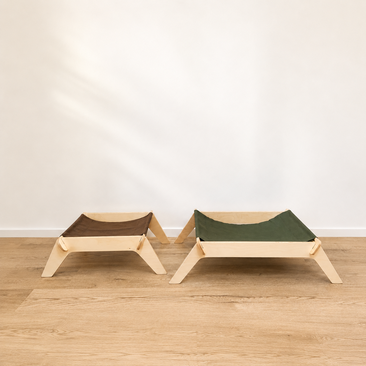 Elevated Wooden Cat Bed