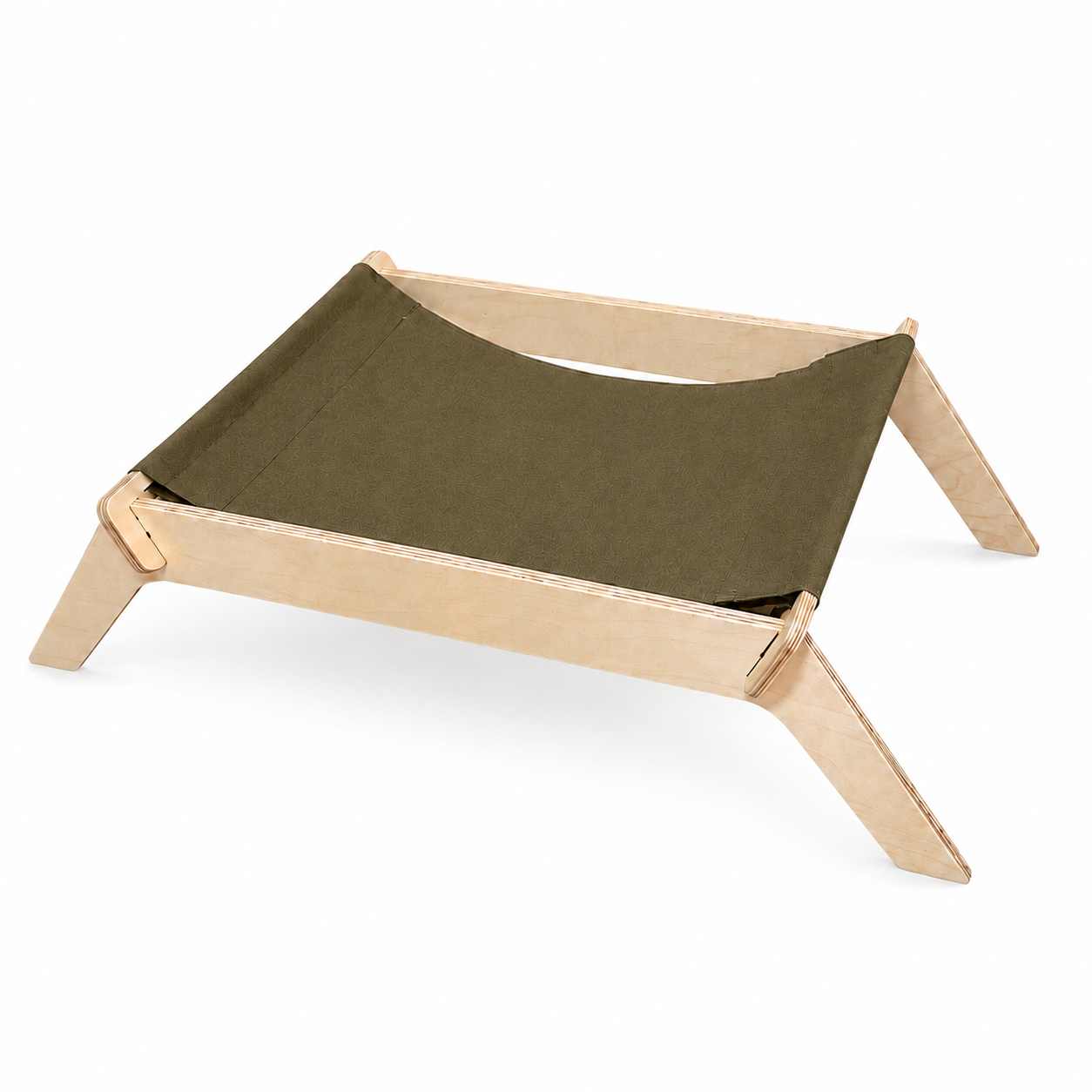 Elevated Wooden Cat Bed