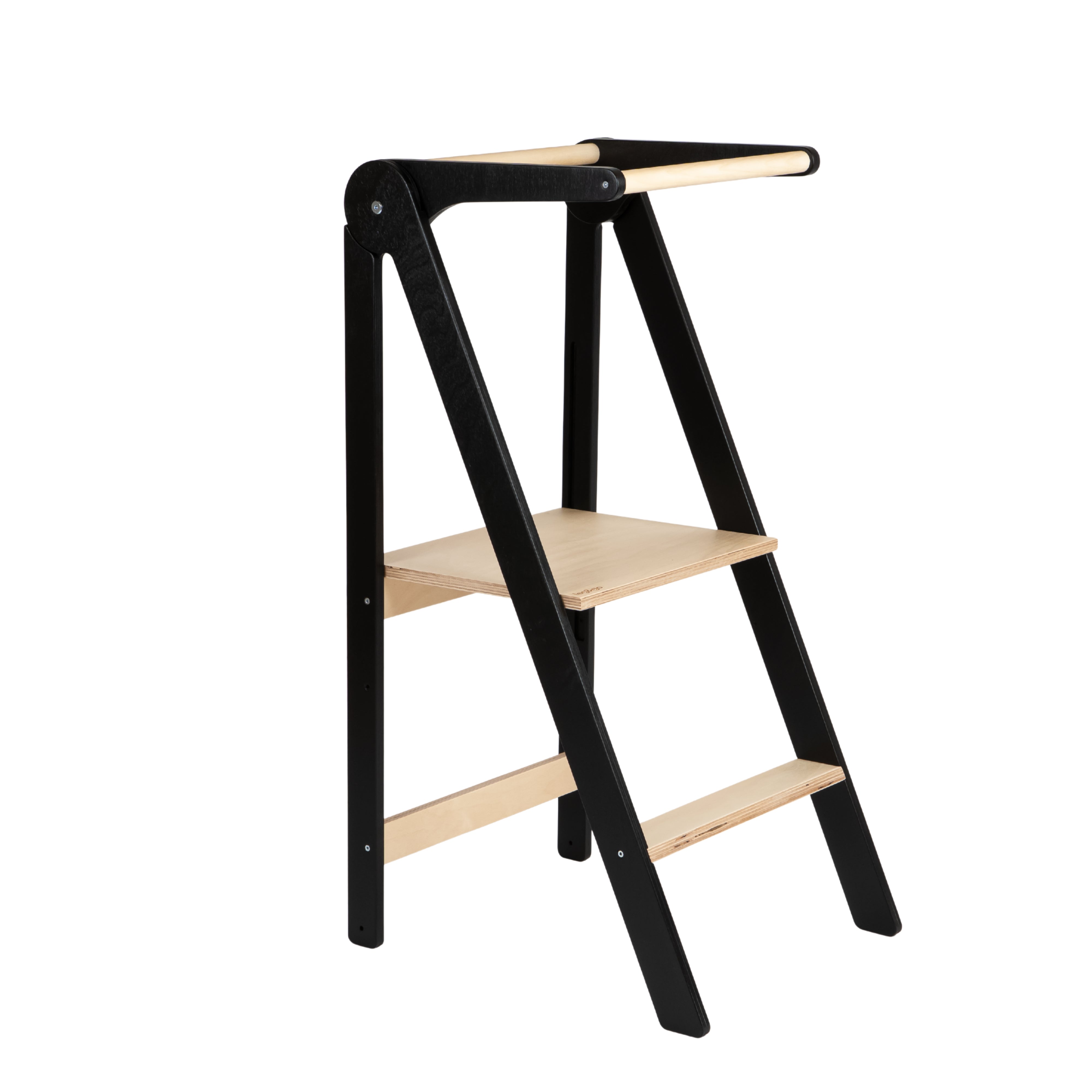 Foldable Kitchen tower Black color