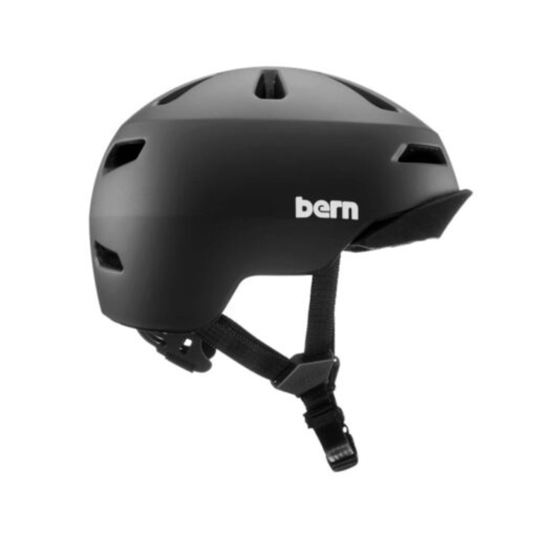 Black helmet on a white background