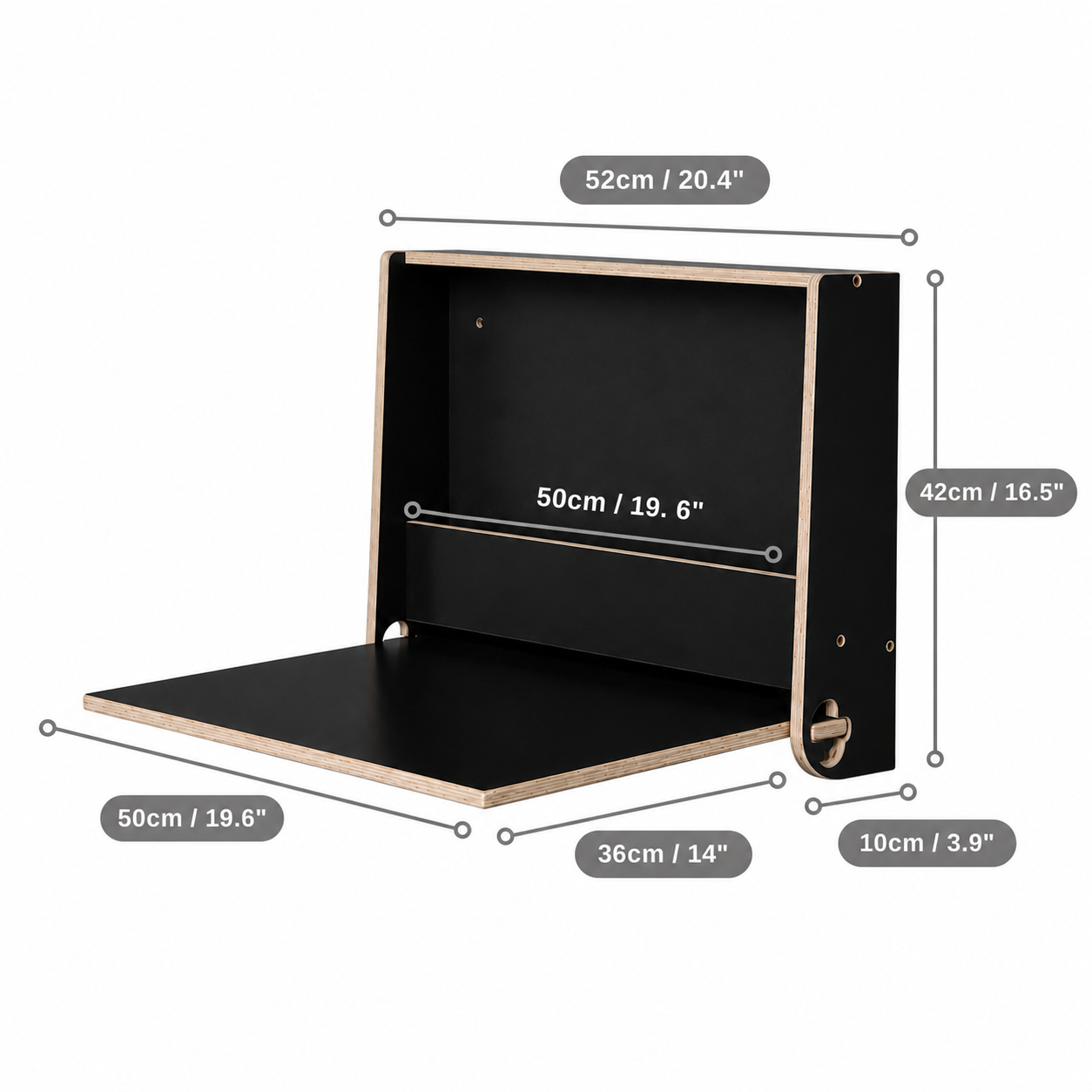 Wall Mounted Murphy Desk