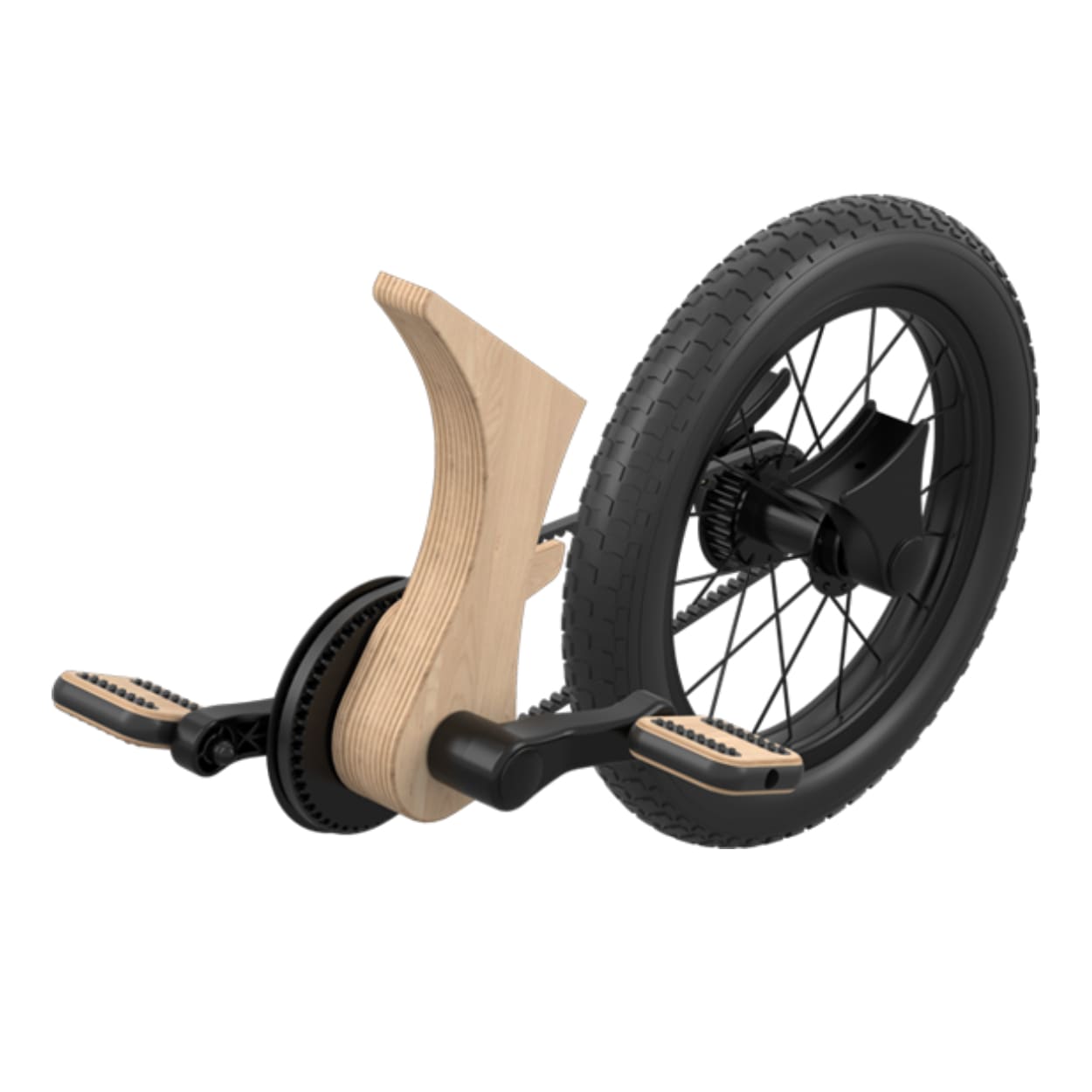 legandgo wooden balance bike pedal add on