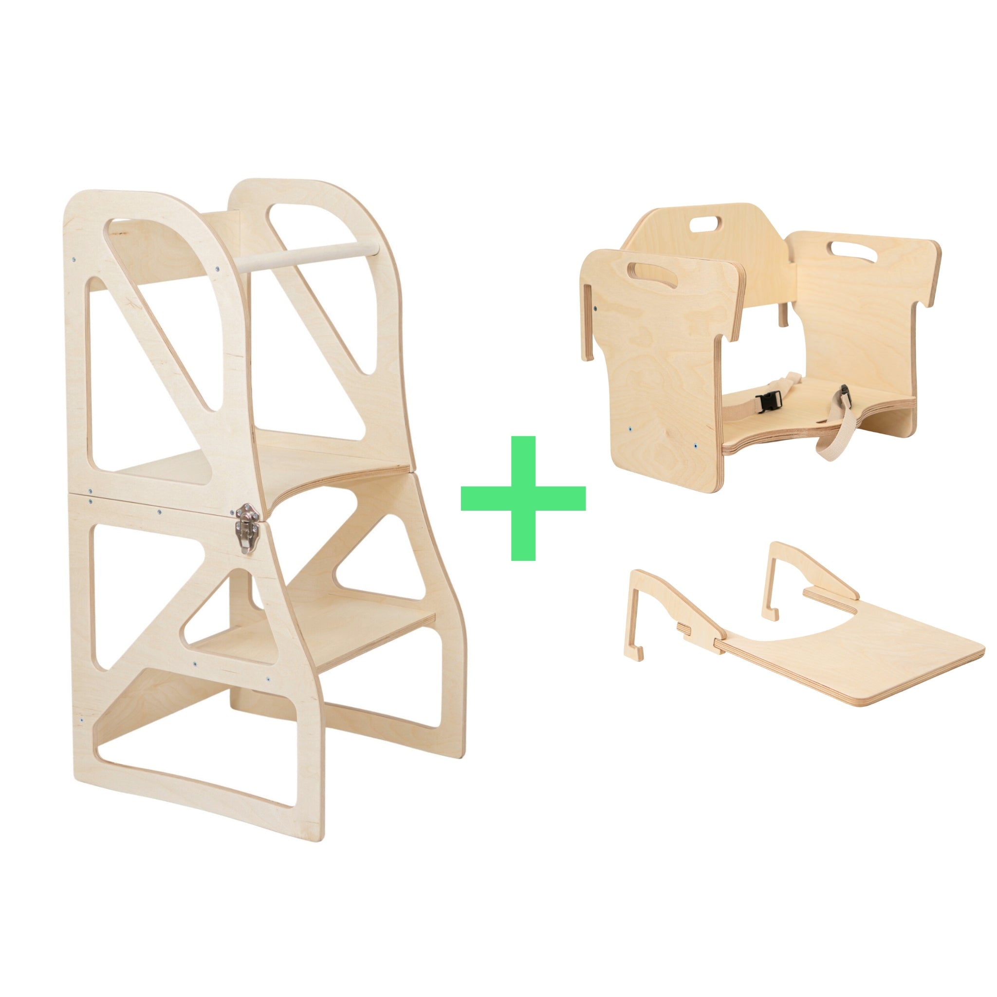 Transformable Kitchen Tower Securestep and High chair combo