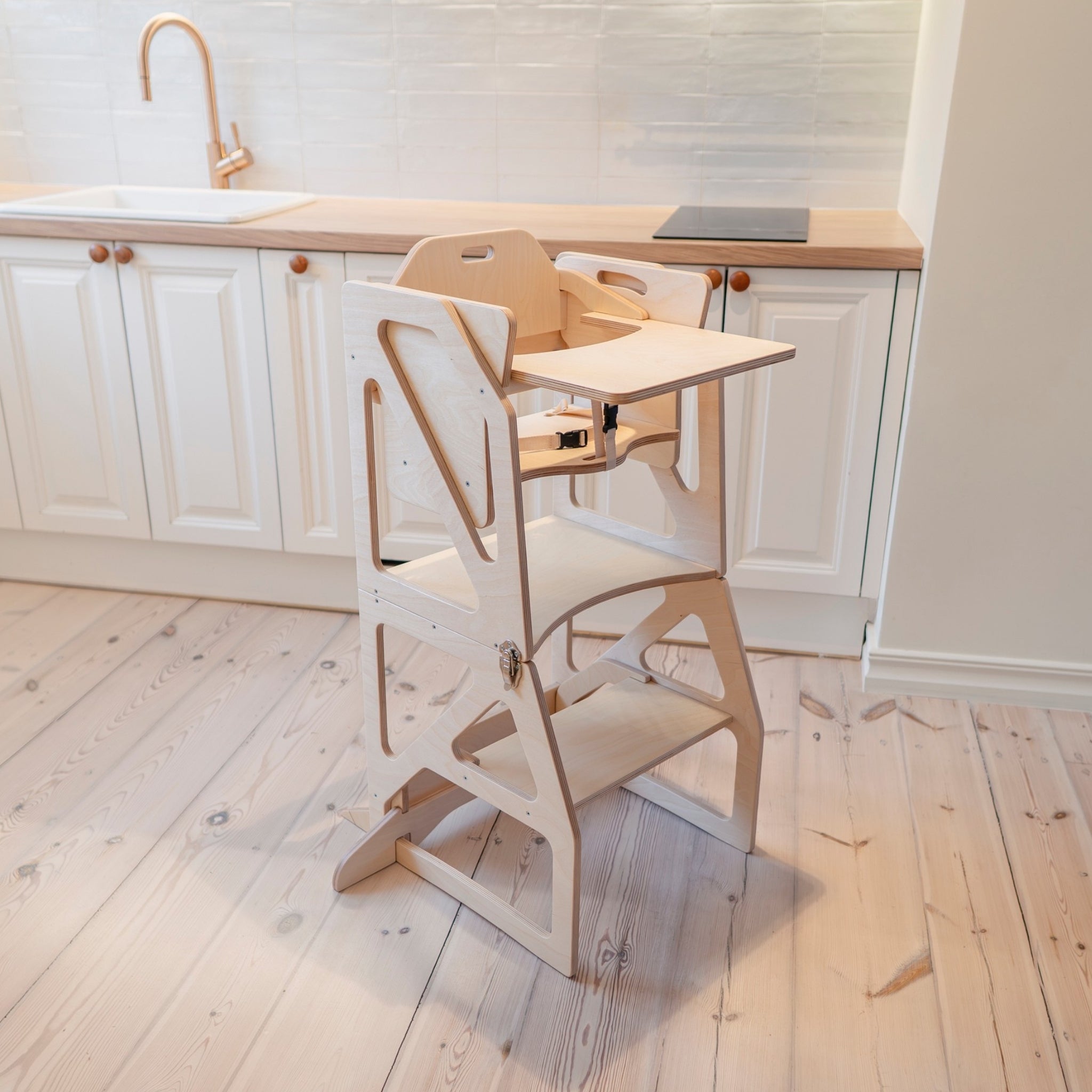 Transformable Kitchen Tower Modustep and High chair combo