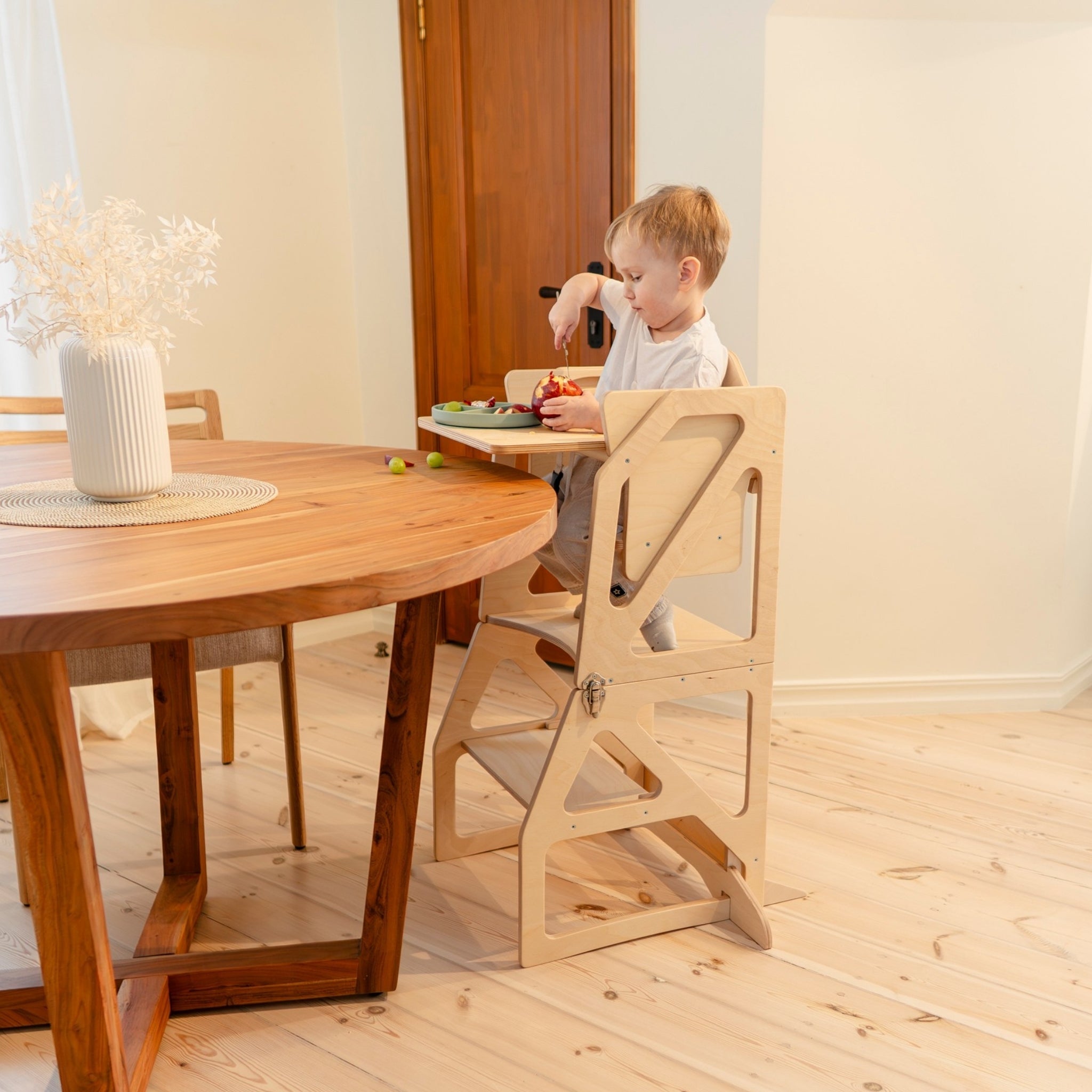 Transformable Kitchen Tower Modustep and High chair combo