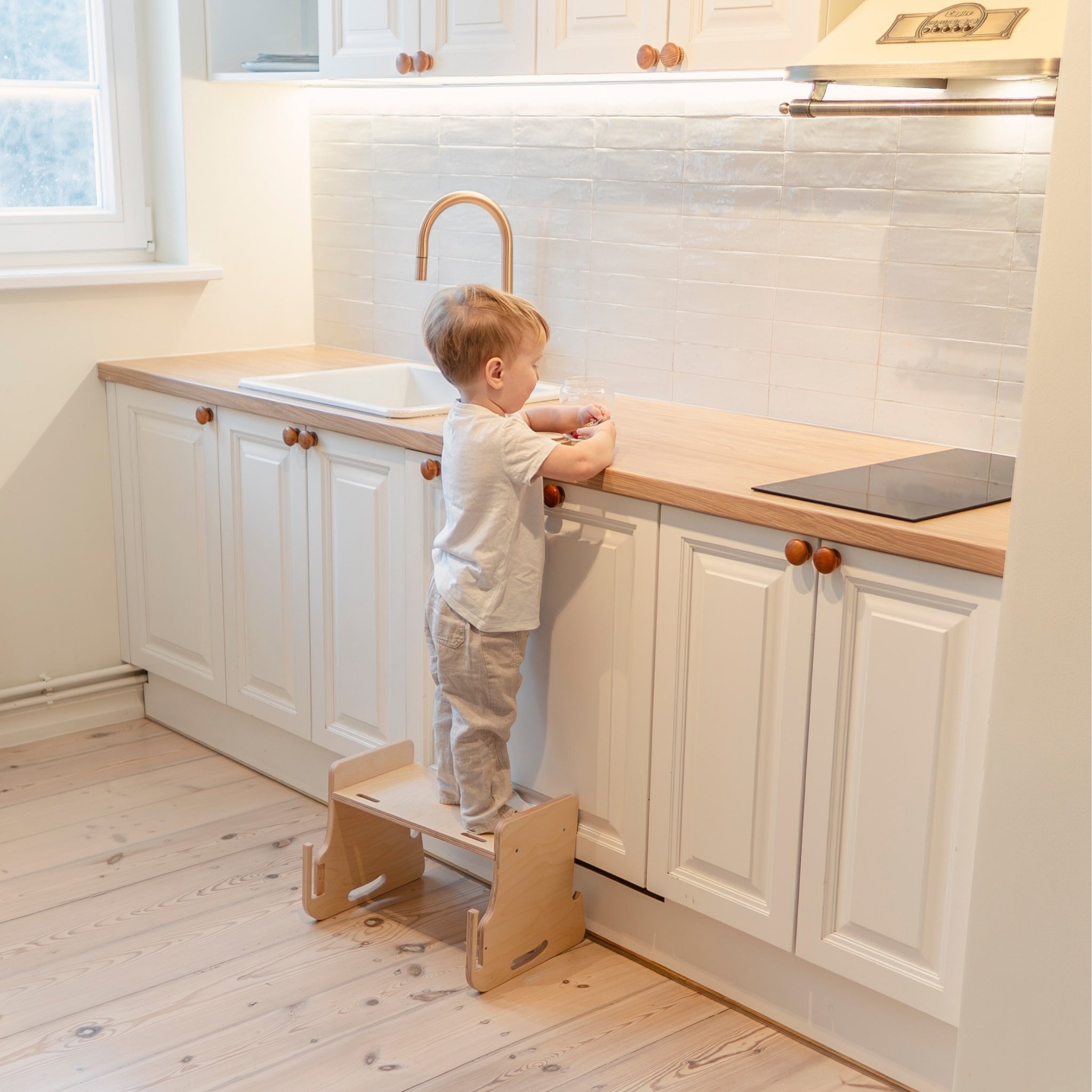 Transformable Kitchen Tower Modustep and High chair combo