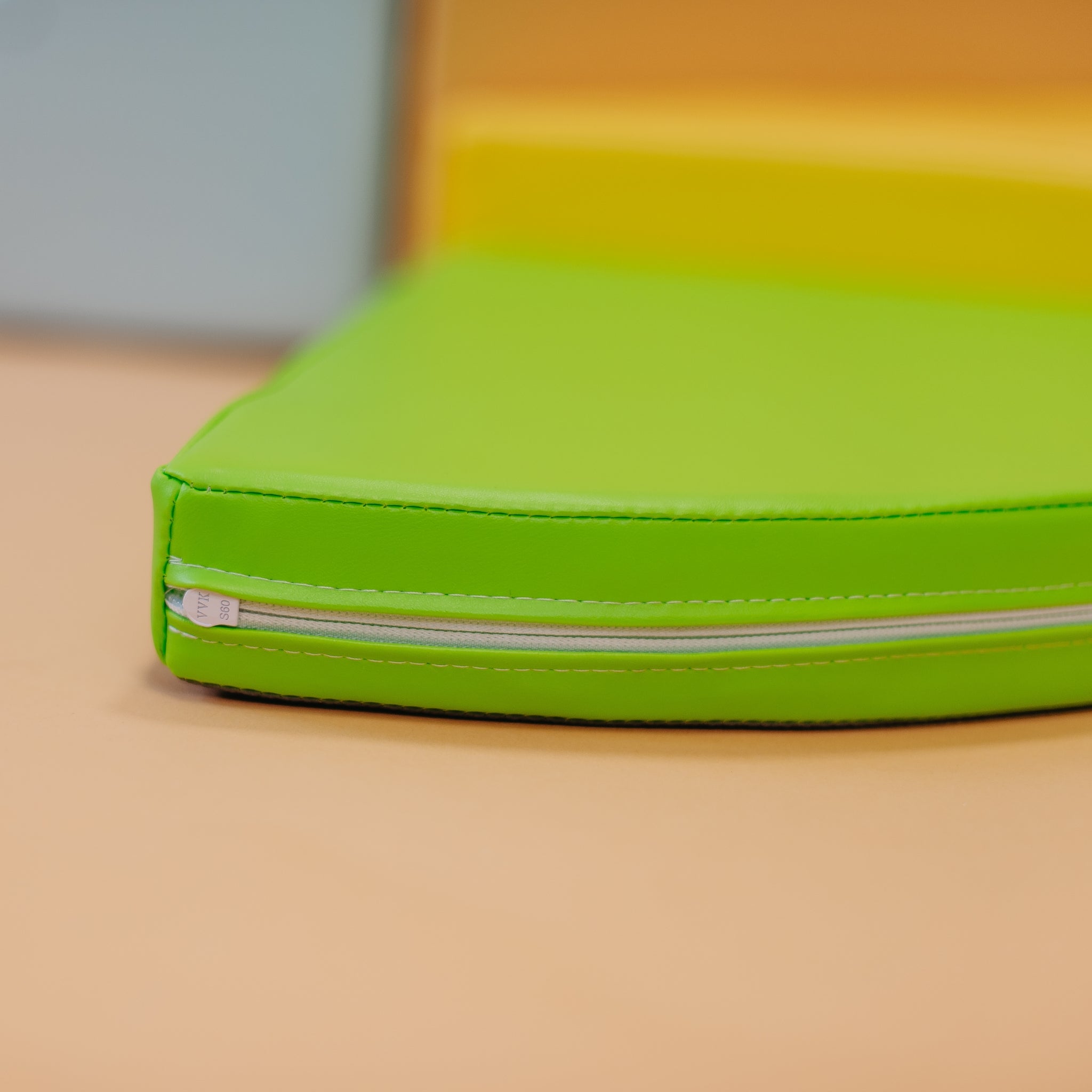 Close-up of Kubo Blocks Lumo dense foam core providing firm support and long-lasting shape retention