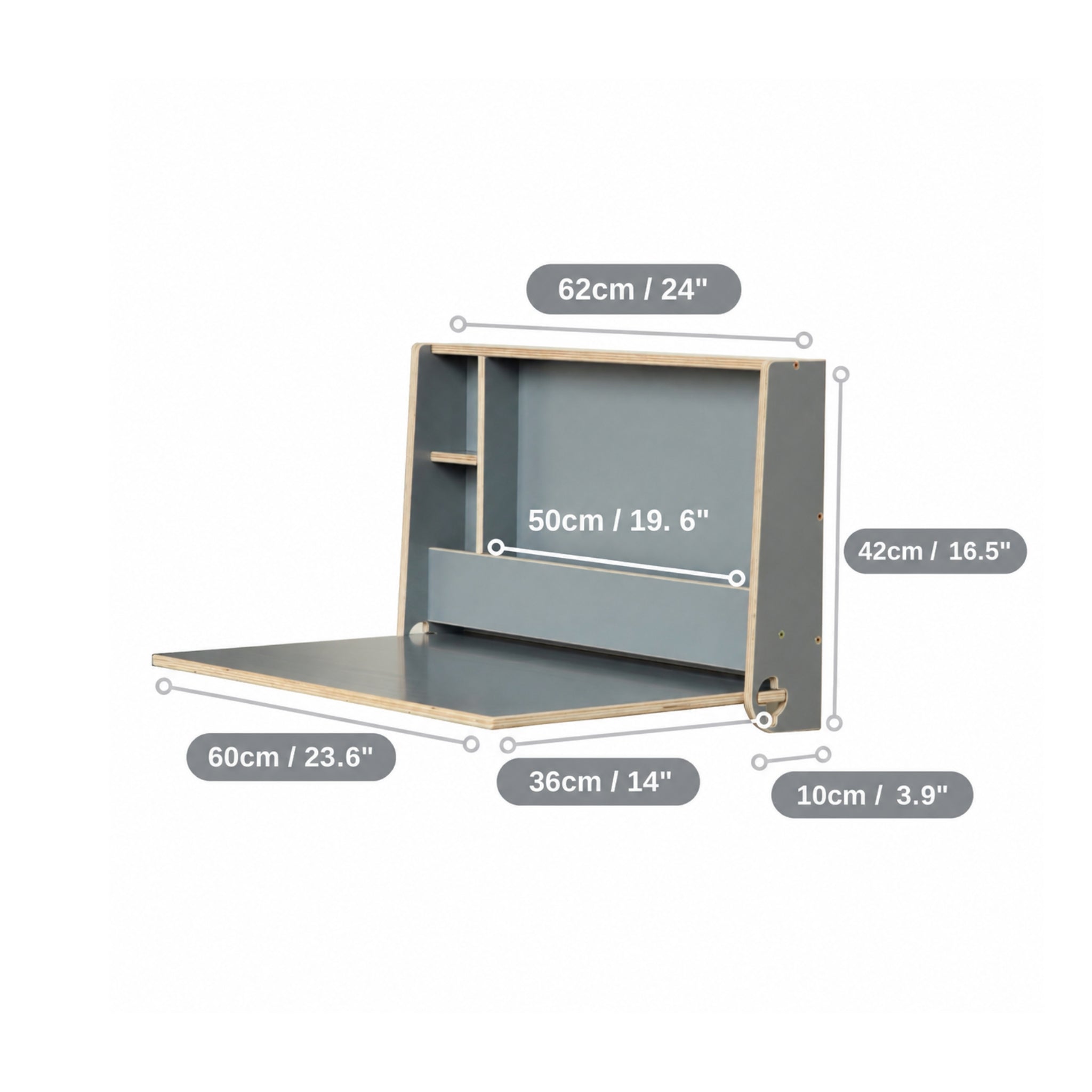 Wall Mounted Murphy Desk
