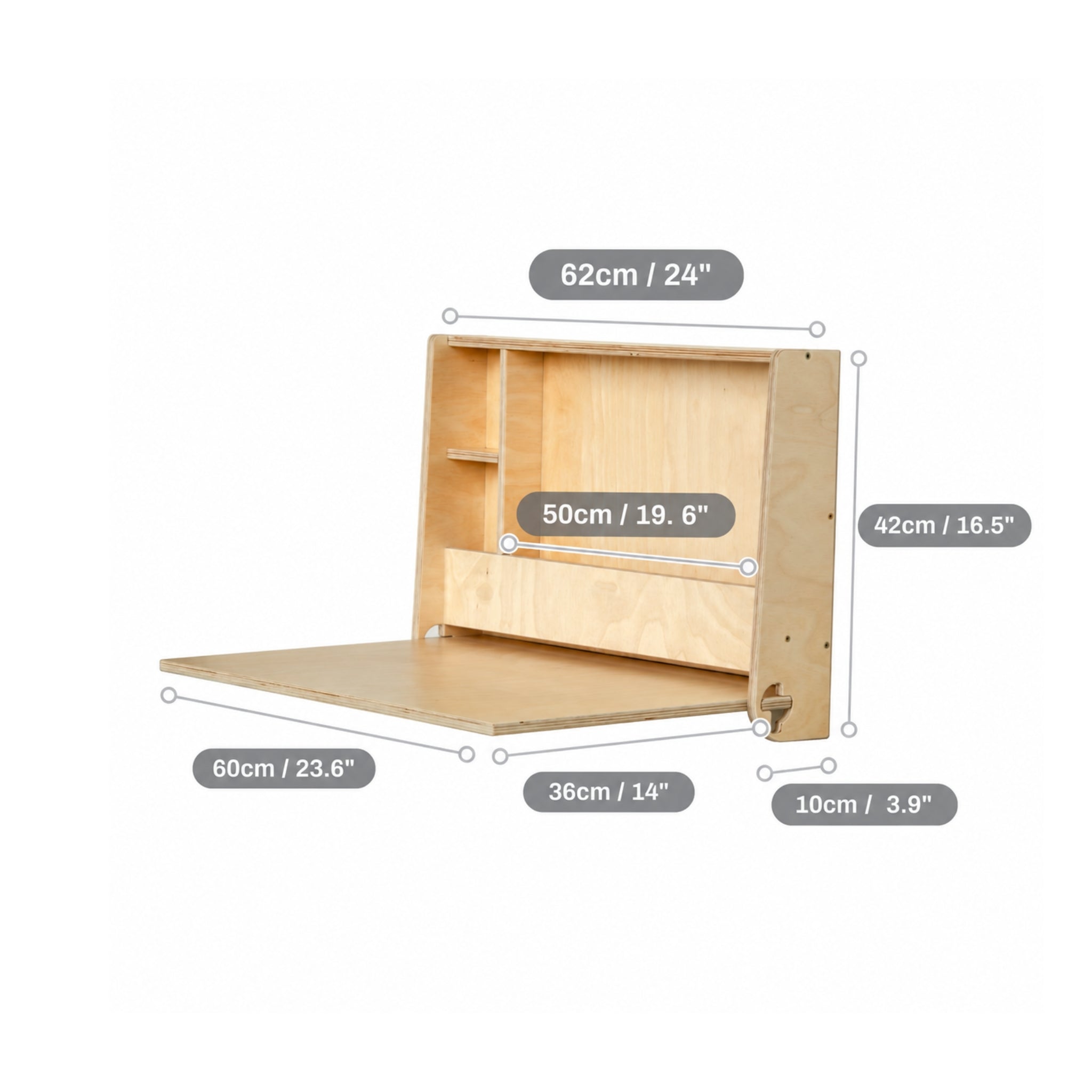 Wall Mounted Murphy Desk