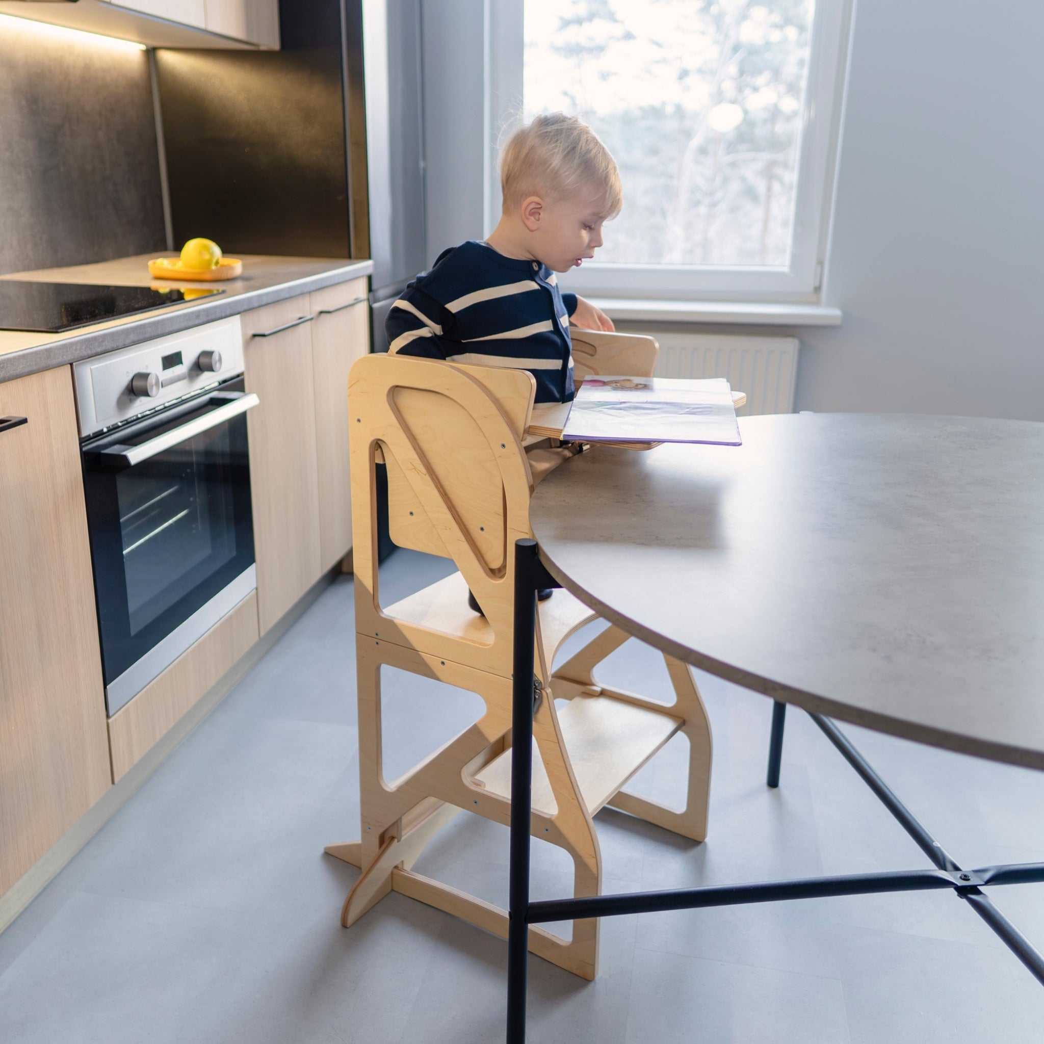 Transformable Kitchen Tower Securestep and High chair combo