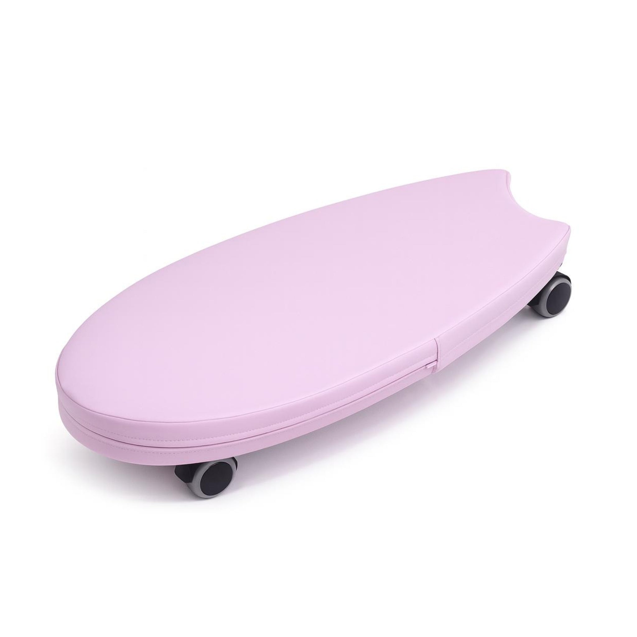 Pink soft surf ride on toy with wheels indoor movement toy for kids scooter board